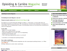 Tablet Screenshot of carrieremagazine.nl